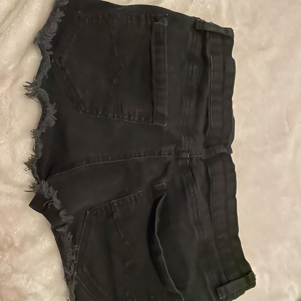 Black Mudd Jean shorts